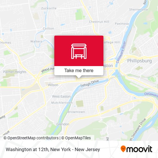 Mapa de Washington at 12th