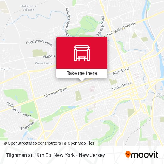 Mapa de Tilghman at 19th Eb