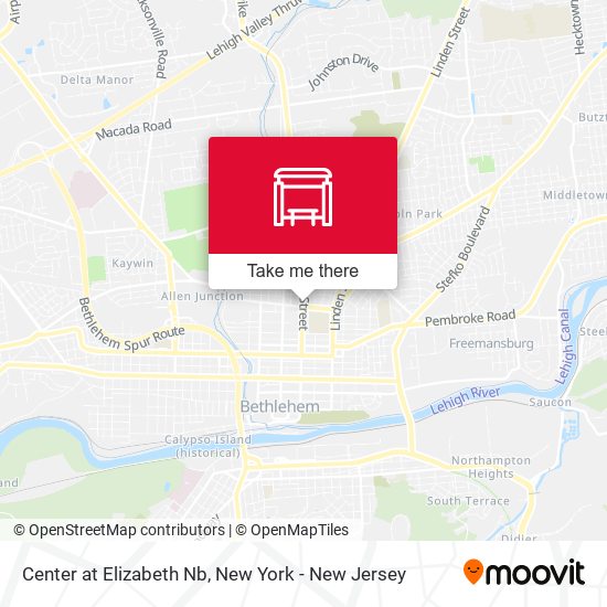 Center at Elizabeth Nb map
