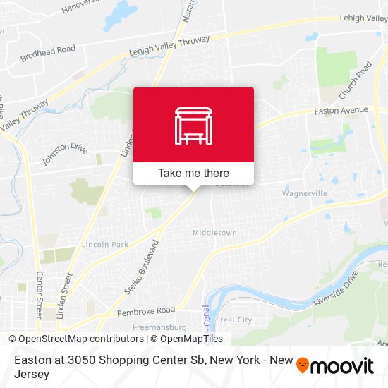 Mapa de Easton at 3050 Shopping Center Sb