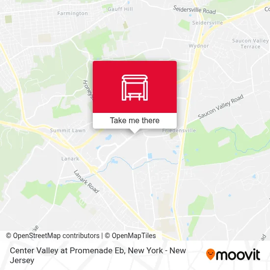 Center Valley at Promenade Eb map