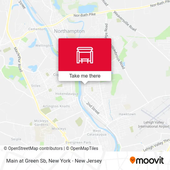 Main at Green Sb map