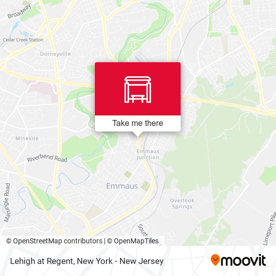 Lehigh at Regent map