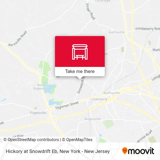 Hickory at Snowdrift Eb map