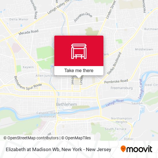 Mapa de Elizabeth at Madison Wb