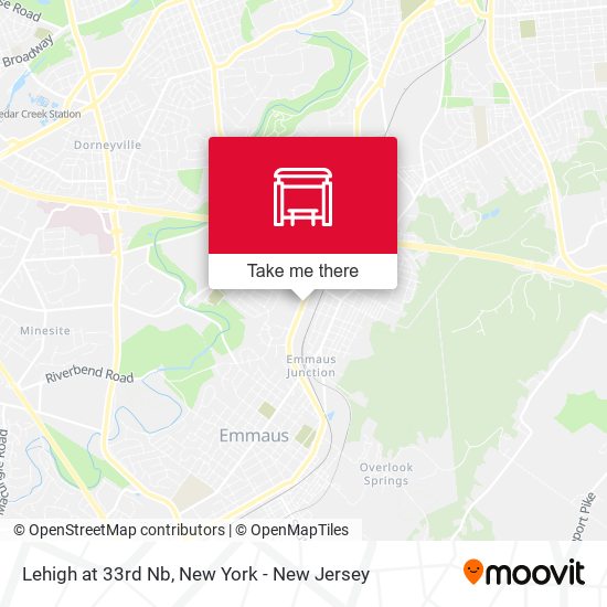 Mapa de Lehigh at 33rd Nb