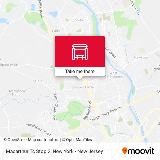 Mapa de Macarthur Tc Stop 2