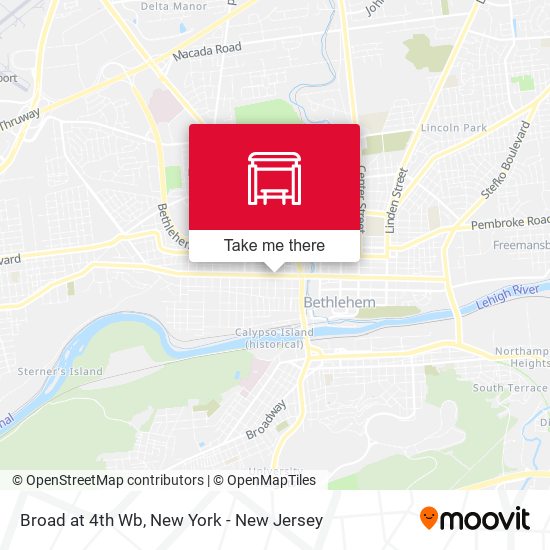 Mapa de Broad at 4th Wb