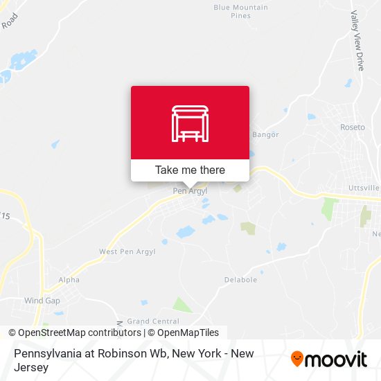 Pennsylvania at Robinson Wb map