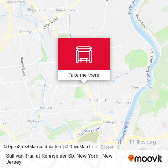Sullivan Trail at Rennselaer Sb map
