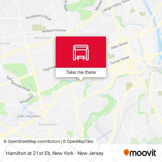Hamilton at 21st Eb stop Routes, Schedules, and Fares