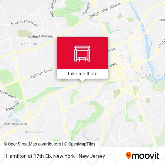 Hamilton at 17th Eb map