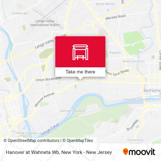 Hanover at Wahneta Wb map