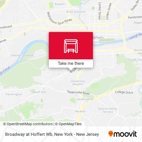 Mapa de Broadway at Hoffert Wb