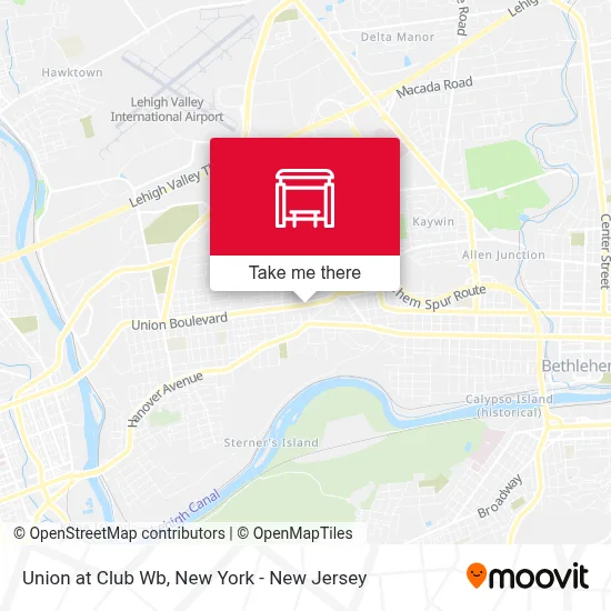 Union at Club Wb map