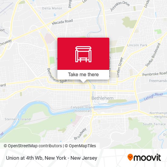 Mapa de Union at 4th Wb