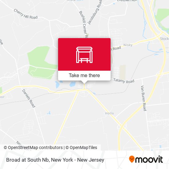Mapa de Broad at South Nb