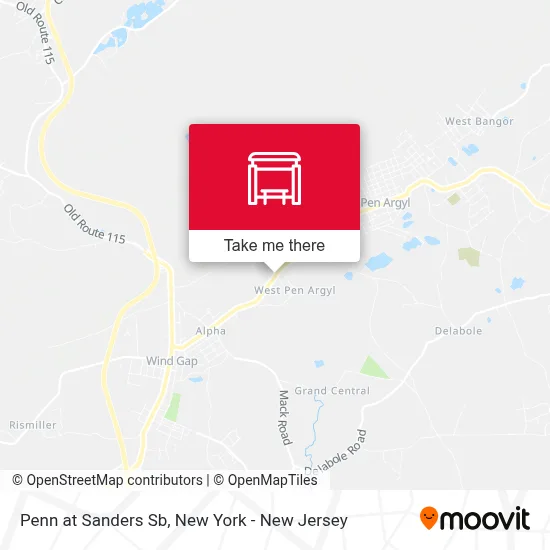 Penn at Sanders Sb map