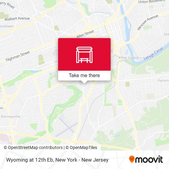 Mapa de Wyoming at 12th Eb