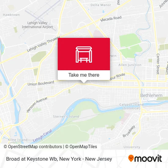 Broad at Keystone Wb map