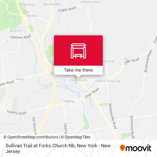 Mapa de Sullivan Trail at Forks Church Nb