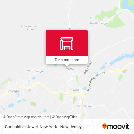 Garibaldi at Jewel map
