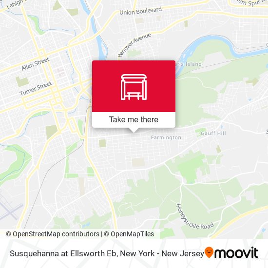 Susquehanna at Ellsworth Eb map