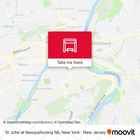 Mapa de St John at Nesquehoning Nb