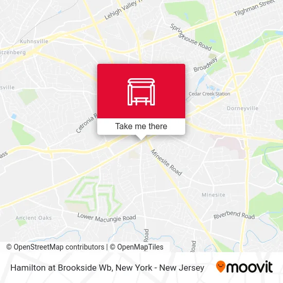 Hamilton at Brookside Wb map