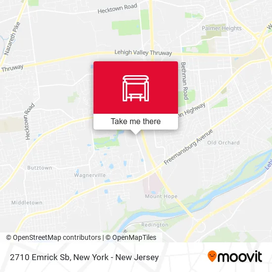 2710 Emrick Sb map