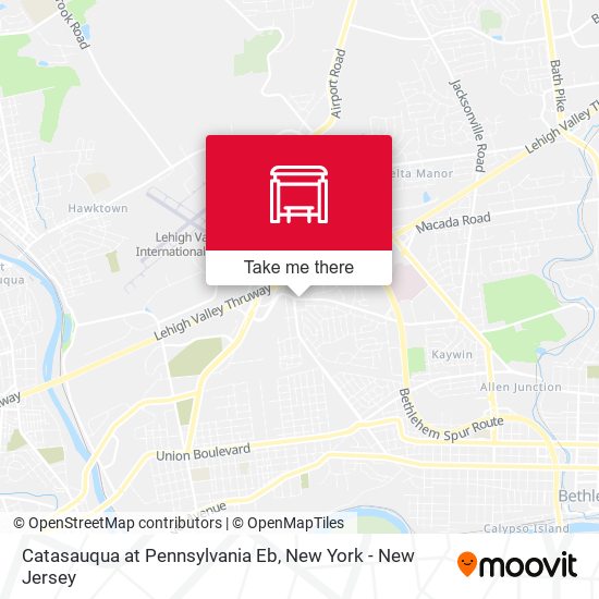 Catasauqua at Pennsylvania Eb map