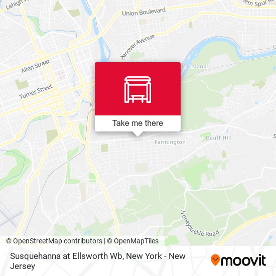 Susquehanna at Ellsworth Wb map