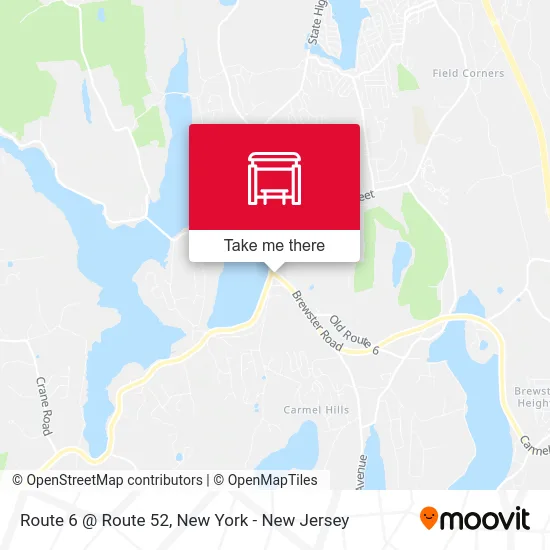 Route 6 @ Route 52 map