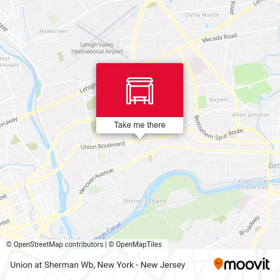 Union at Sherman Wb map