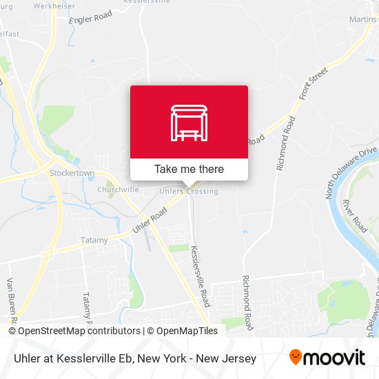 Mapa de Uhler at Kesslerville Eb