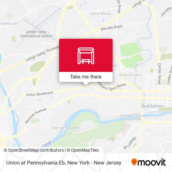Mapa de Union at Pennsylvania Eb