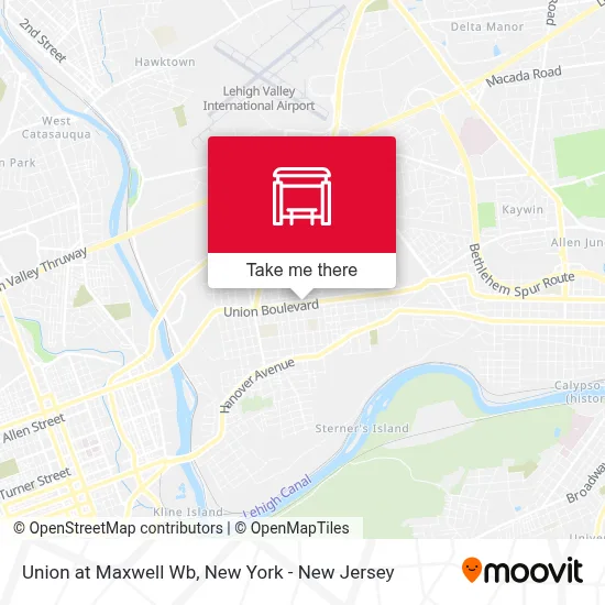 Union at Maxwell Wb map