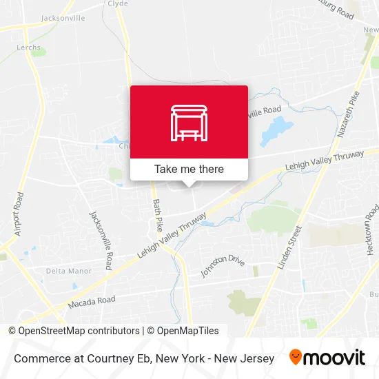 Commerce at Courtney Eb map