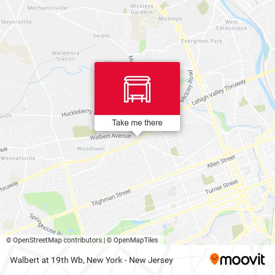 Walbert at 19th Wb map