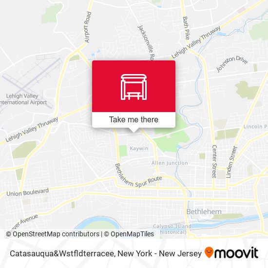 How to get to Catasauqua&Wstfldterracee in Bethlehem by Bus or Train?