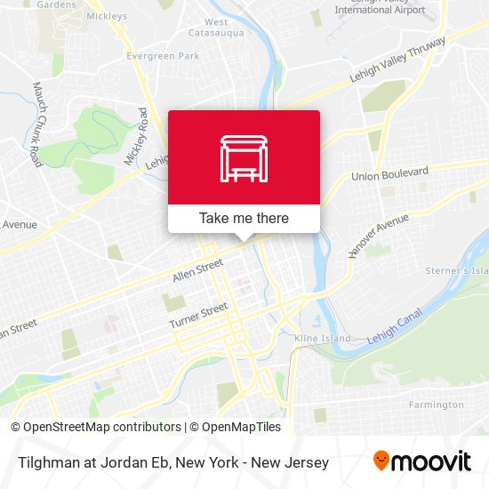 Mapa de Tilghman at Jordan Eb