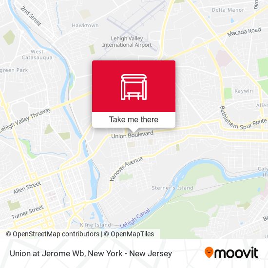 Mapa de Union at Jerome Wb