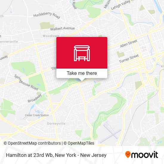 Mapa de Hamilton at 23rd Wb