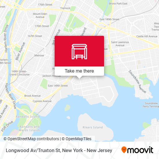 Mapa de Longwood Av/Truxton St