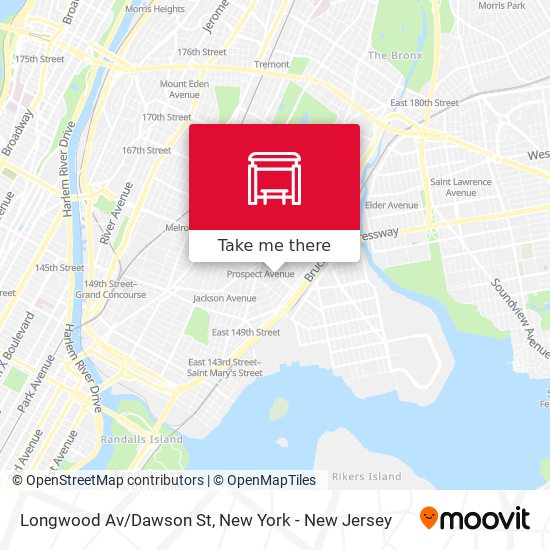 Mapa de Longwood Av/Dawson St