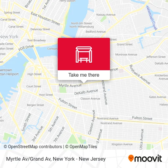Myrtle Av/Grand Av map