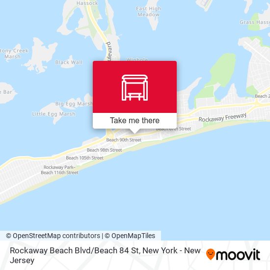 Mapa de Rockaway Beach Blvd / Beach 84 St