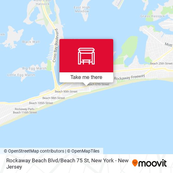 Mapa de Rockaway Beach Blvd / Beach 75 St
