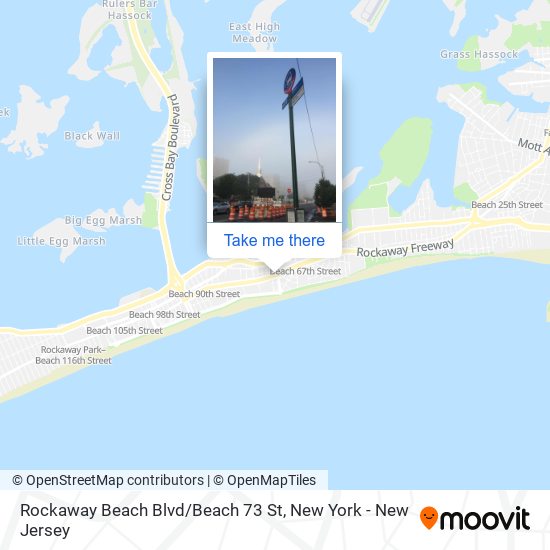 Rockaway Beach Blvd / Beach 73 St map