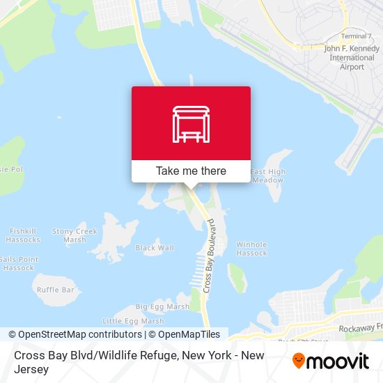 Cross Bay Blvd/Wildlife Refuge map